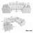 108.7" Sectional Sofa Convertible Sofa Bed-114247934