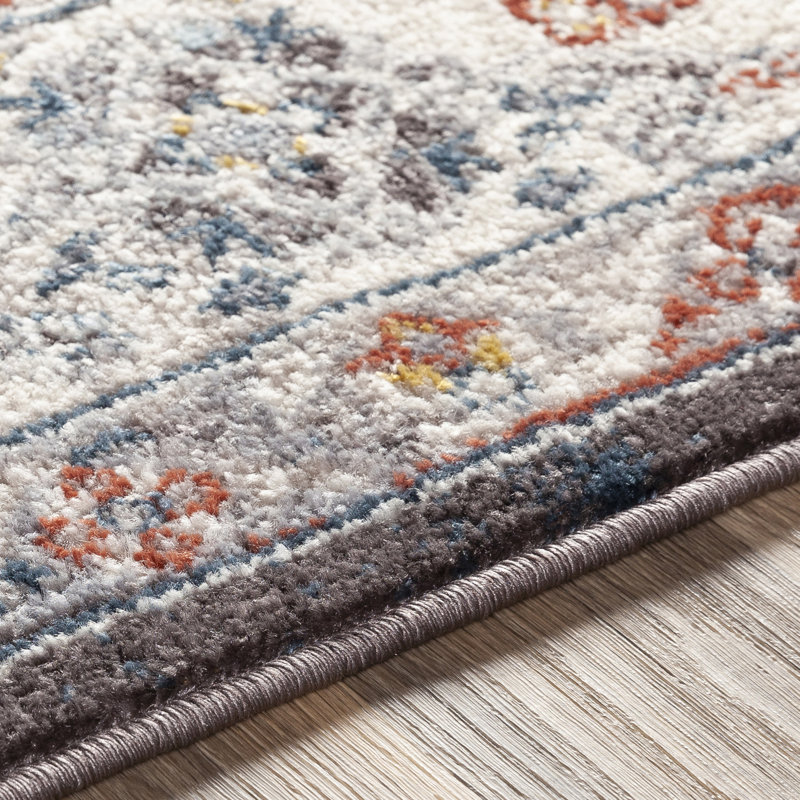 Machine Woven Indoor Rug, Multicolour/Blue, Rectangle 140 x 200 cm