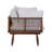 80'' Wide Rectangle Patio Sofa with Cushions