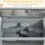 Cage grise pour petits animaux - avec plateau supérieur et porte avant pour faciliter le nettoyage 3 hamster gris, fabriqués en bois massif avec plusieurs plateformes