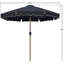 Parasols de patio en tissu avec passepoil Amalfi-460220234-460220233