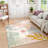 Kaldi Vibrant Spring Floral Print Machine Washable Area Rug with Non-Slip Backing for Living Room, Dining Room, Bedroom-1695540279