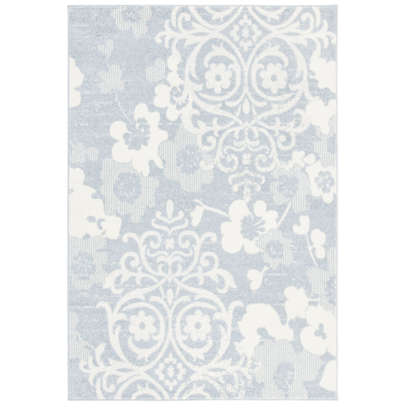 Adiza Performance Floral Rug, Rectangle 6' x 9'