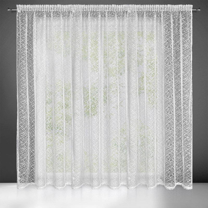 Karleen Sheer Curtain Single Panel, 270cm H x 300cm W