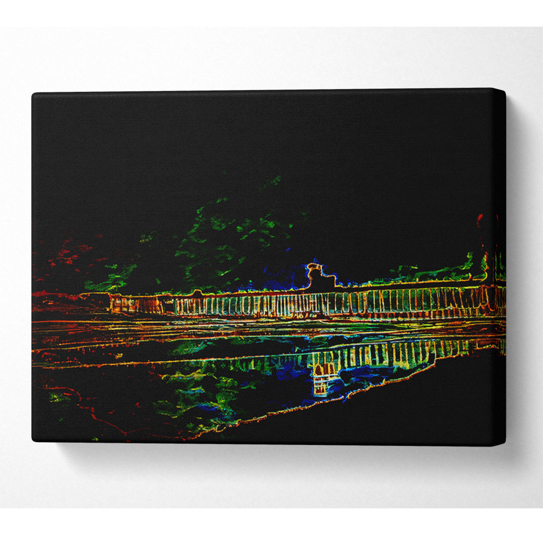 Night Pier - Kunstdrucke auf Leinwand