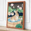 Rabbit in the Garden Japandi - Wrapped Canvas-1449247282-1449247283