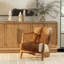 Naela Teak Upholstered Occasional Chair-1285789763-1285789762