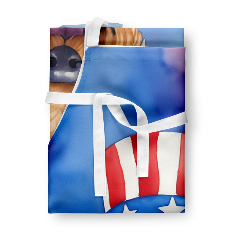 Patriotic American Apron, Airedale Terrier