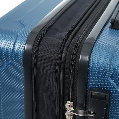 20 Inch Hardshell ABS Carry on Luggage, Durable Expandable Travel Suitcase with Spinner Wheels, TSA Lock