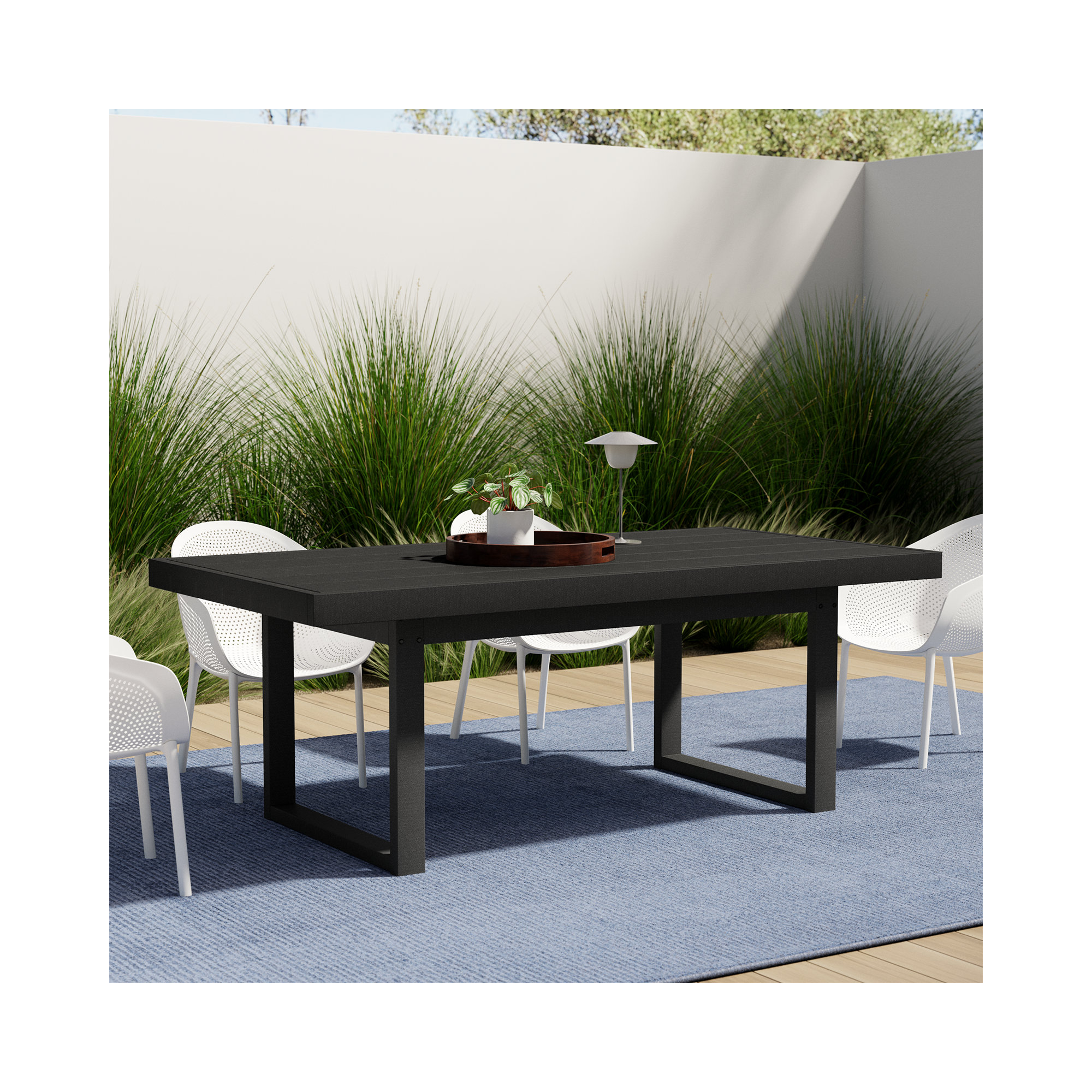 Edge Dining Table, Black
