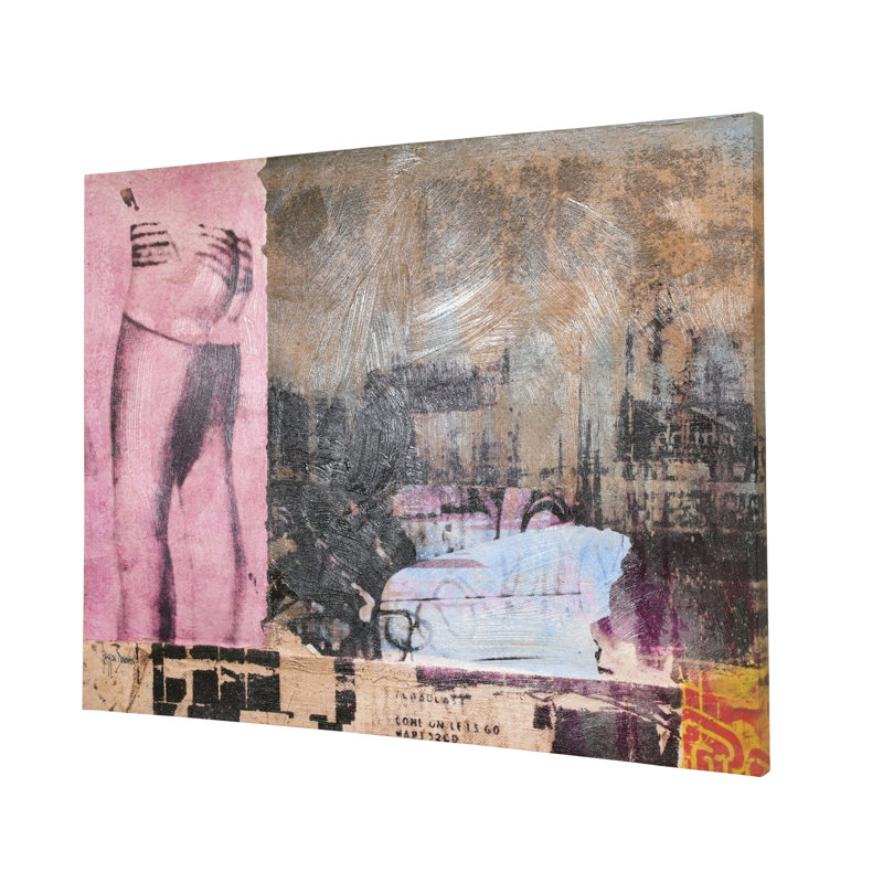 Le Beau Giclee by AFD Home 11158321 City Collage 1 Gallery Wrap, 36-Inch by 48-Inch