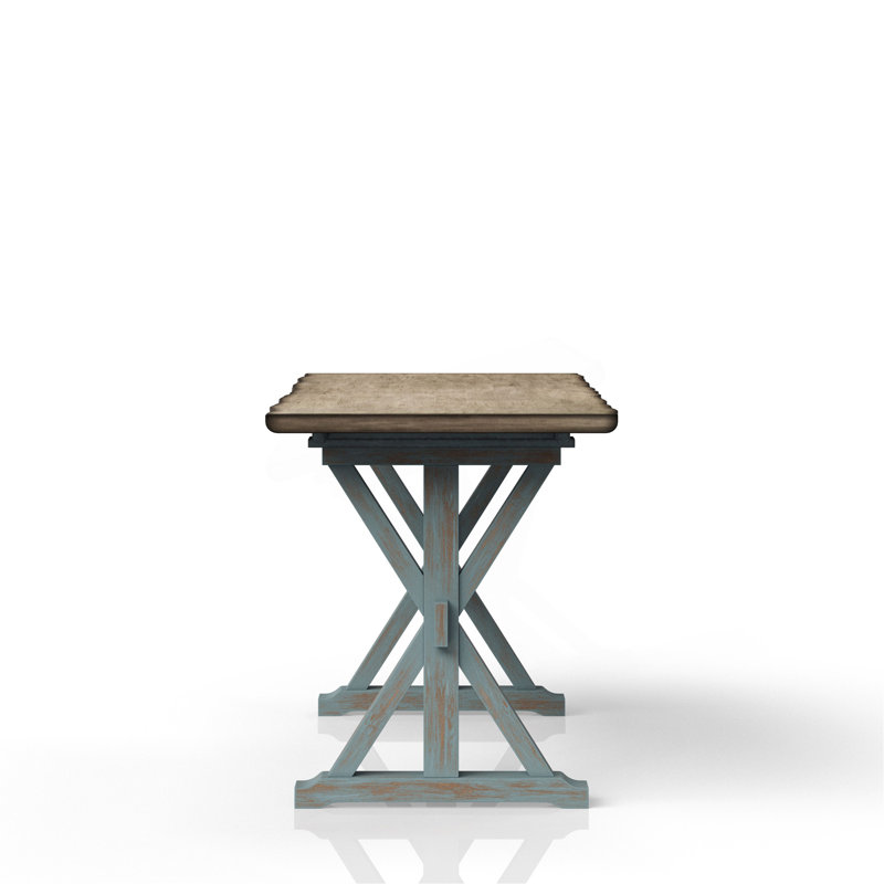 Table de salle à manger à hauteur de comptoir en X