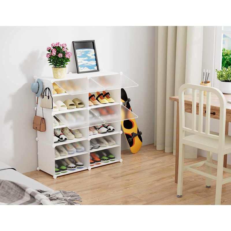 24 Pair Stackable Shoe Storage Box