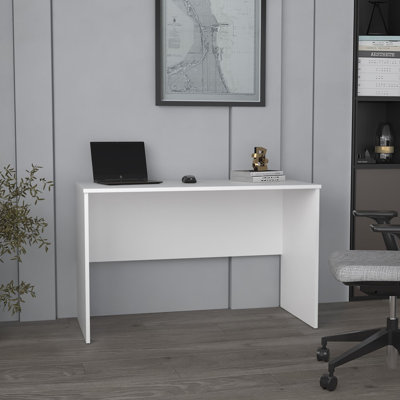 47 Inch Multi-purpose Computer Desk, Modern Minimalist Work Table For Home, Bedroom, Office & Kitchen