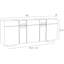 Lafayette 86'' W Credenza
