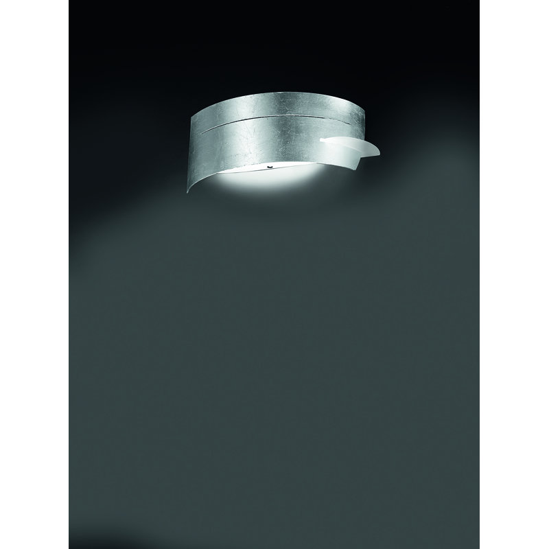 Vulture Flush Mounted Sconce, Silver