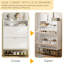 Range-chaussures en bois blanc