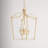 3 - Light Dimmable Lantern Geometric Chandelier-496858041
