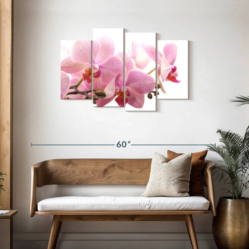 Harnek Dreamy Violet Orchids, 27" H x 43" W