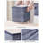 Storage Cubes, 11.8-Inch Non-Woven Fabric Bins With Double Handles, Set Of 6, Closet Organizers For Shelves, Foldable, For Clothes, Misty Blue-119372142-119372147