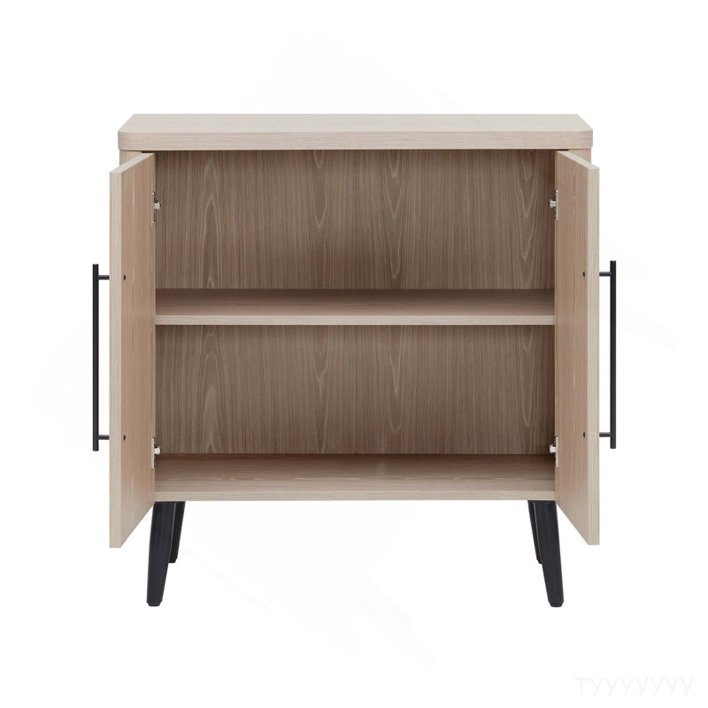 Accent Cabinet In Whitewashed Oak, Oak