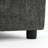 Plush Dark Gray Upholstered Chenille Accent Chair with Oversized Cloud Cushions-1521987946