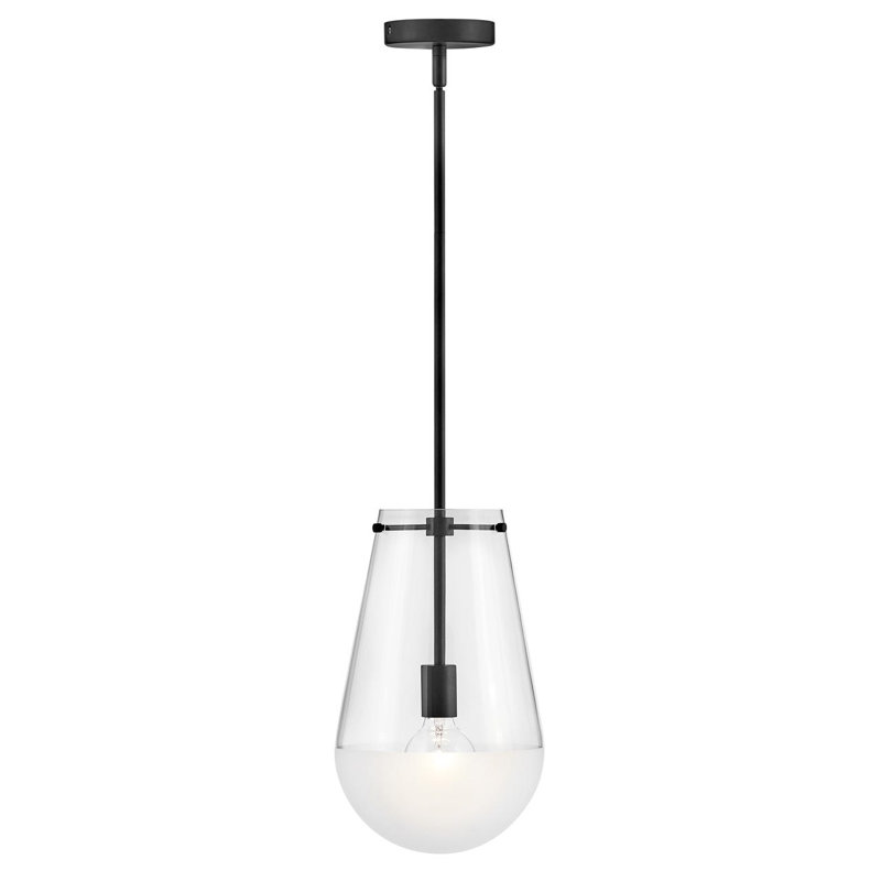 Javi 1 - Light Urn Pendant, Black