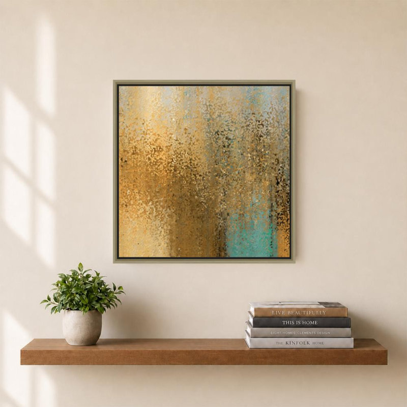 Psaume 117: louange et gloire par Mark Lawrence - impression sur toile, Champagne, 34" H x 34" W