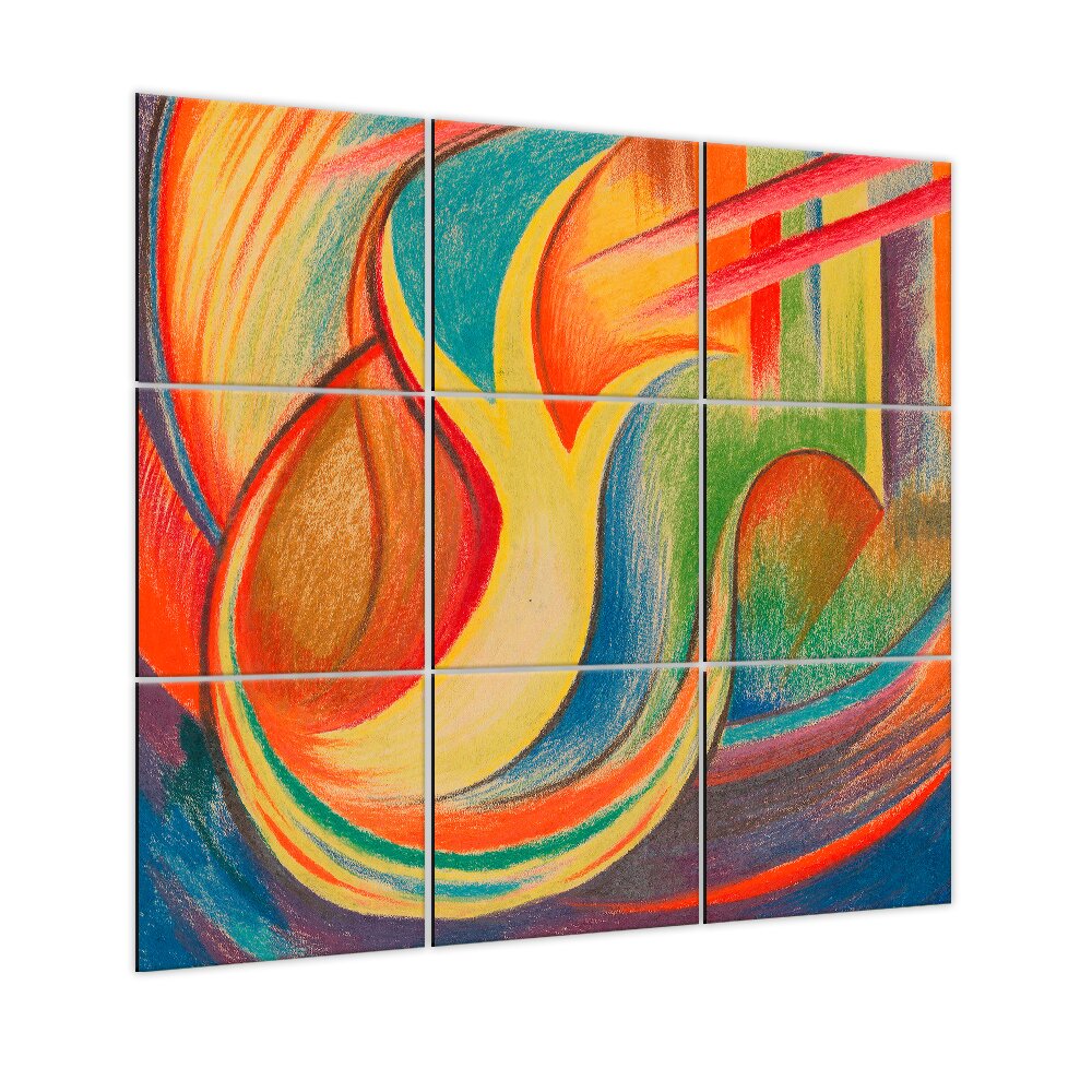 Multi Panel Wall Art Ecstasy - Karl Wiener Cm. 150X150 (9 Panels)