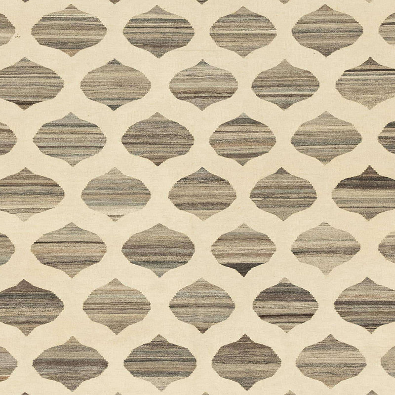 Tapis abstrait moderne 1923, Carré 7 pi