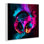 Plaque murale Power Play rose et bleu pour casque, design par Sasha