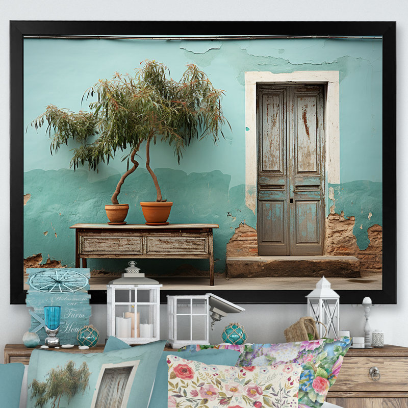 Cuba Tranquily Retreat II, H 30 po x l 40 po x P 1,5 po, Cadre simple noir
