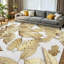 Tapis orange lavable à la machine, feuilles d'automne doré Il y a un tapis d'intérieur-133684377