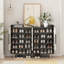 Rangement à chaussures durable avec tablettes réglables et design moderne pour l'organisation à la maison