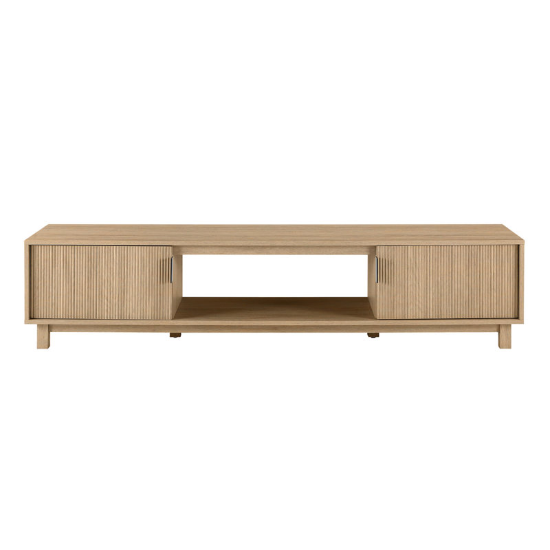 Farmann Reeded 2-Door TV Stand | Mid-Century Modern