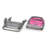 Voyage Twin Carriage Doll Stroller - Gray/Pink