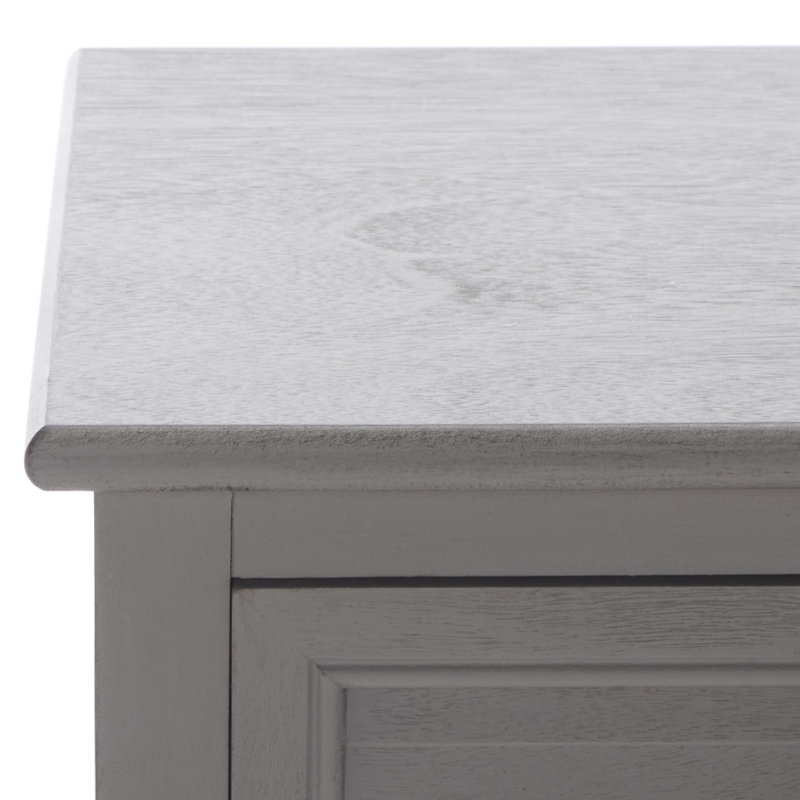 Tate Farmhouse Chic Distressed Grey 2-Drawer Sideboard
