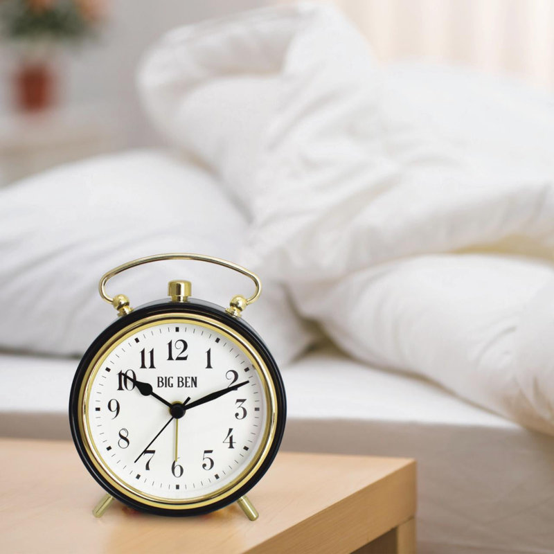 Westclox Classic Top Handle Alarm Clock