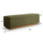 Banc de rangement rembourré 60 po Modern-658760538