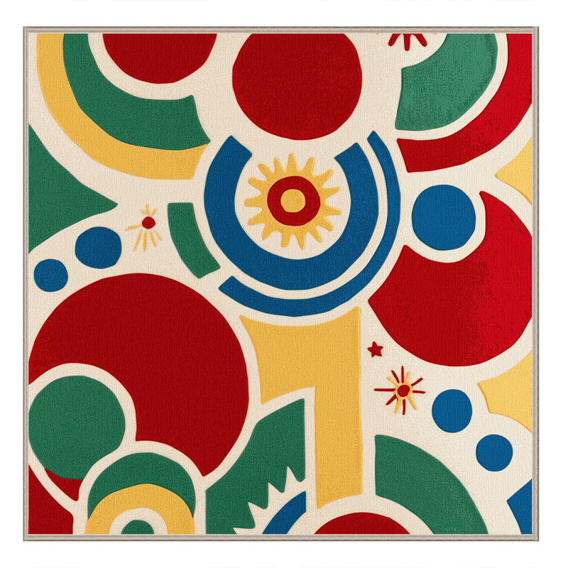 Flashy Line Rug, Square 5'