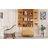 70" Kitchen Pantry Cabinet with 2 Cabinet Shelves,Luxurious Wooden Cupboard with 6 Door Shelves and 3 Drawers for Kitchen, Dining Room,Natural