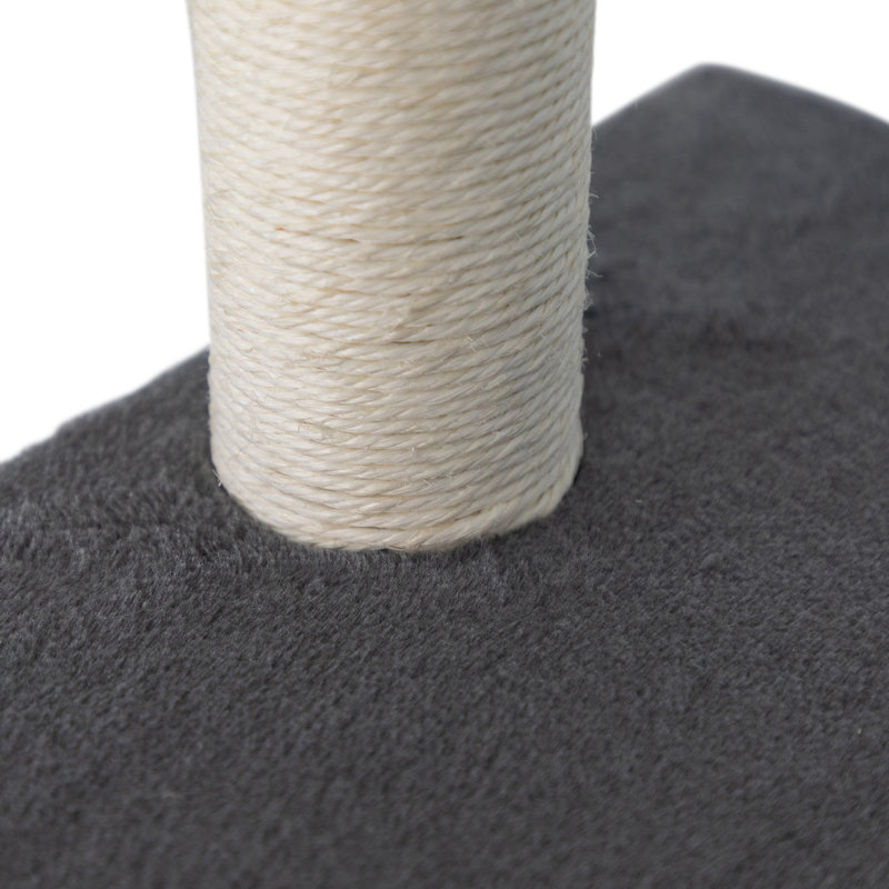 Grande étagère murale pour arbre à chat 6 pièces Alynie, Gris foncé