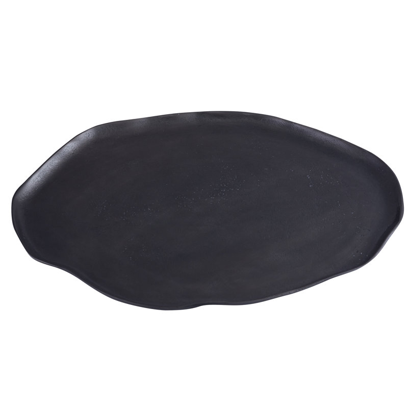 Mapleton Aluminum Accent Tray, Charcoal