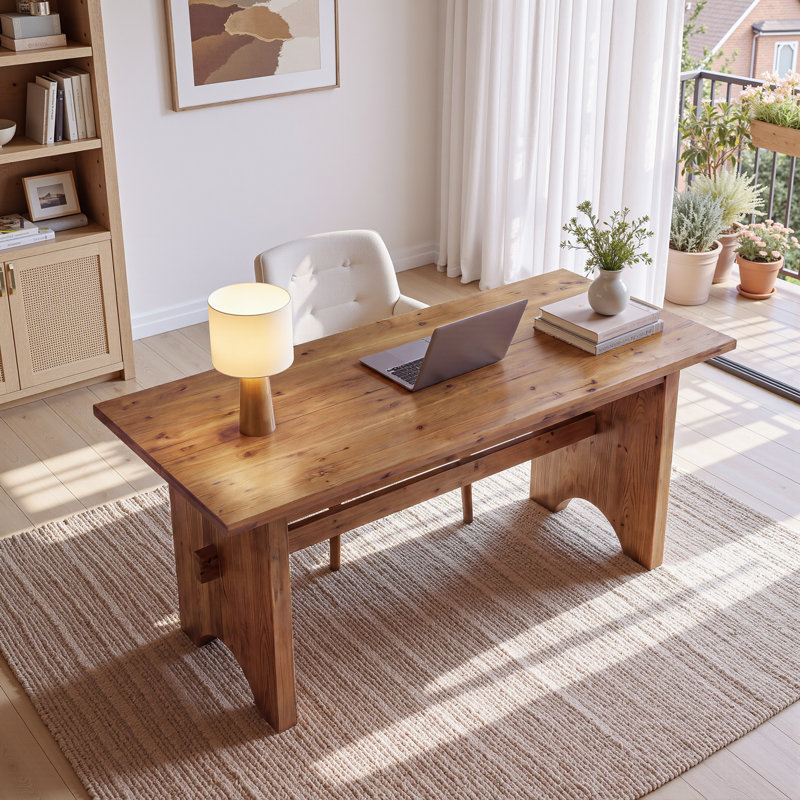 Bureau de direction 63 "en bois massif Farmhouse