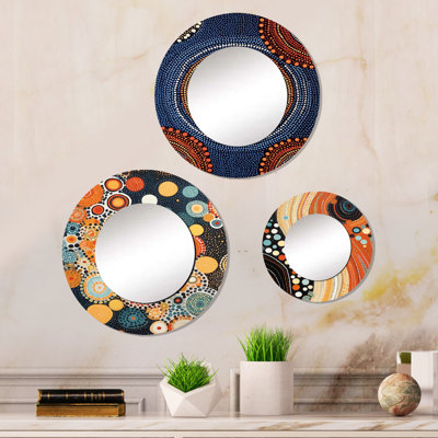 Miroir mural rond