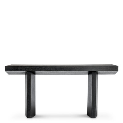 Console Table Tiburon Charcoal Gray Oak Veneer