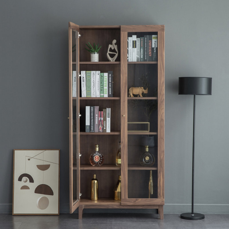 Light luxury unique design bookcase
