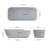71'' X 31.5'' Freestanding Soaking Terrazzo Bathtub-118815108