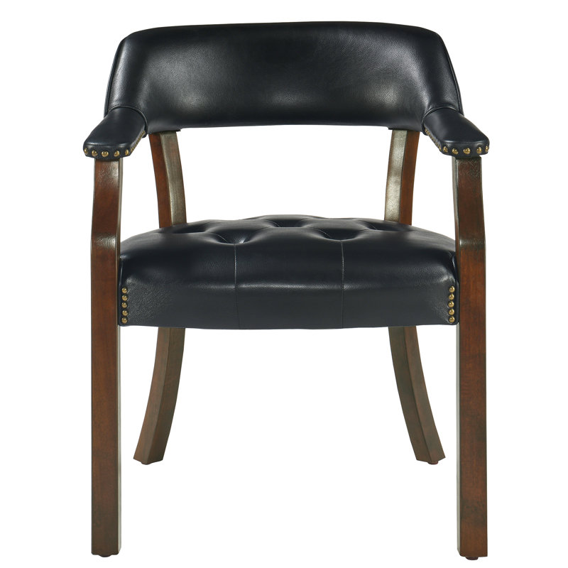 Chaise de salle à manger Derrie, Noir, Noyer