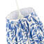18cm H Cotton Drum Lamp Shade ( Screw On ) in Blue